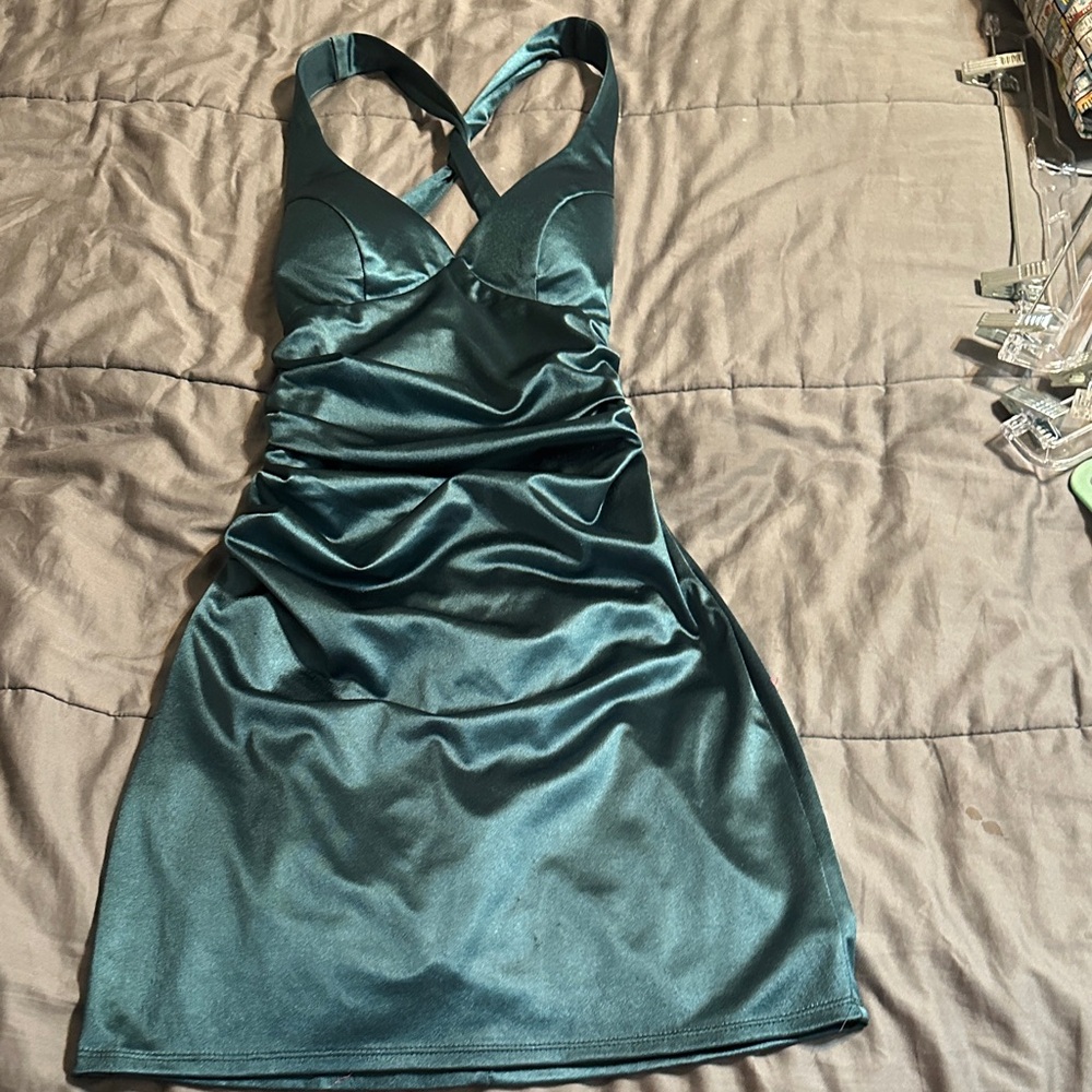 B Darlin Teal Mini Dress - EUC worn once - Perfect for Homecoming